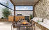Everdure Seabreeze 3 Burner BBQ Timber Look Modular Outdoor Kitchen with Sink & Beverage Cooler