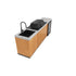 Everdure Seabreeze 3 Burner BBQ Timber Look Modular Outdoor Kitchen with Sink & Beverage Cooler