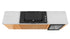 Everdure Seabreeze 3 Burner BBQ Timber Look Modular Outdoor Kitchen with Double Door Storage & Beverage Cooler