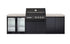 Crossray Premium Xplor Grey Outdoor Kitchen with Black 4 Burner BBQ
