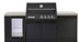 Crossray Xplor Compact Grey Outdoor Kitchen with Black 4 Burner BBQ