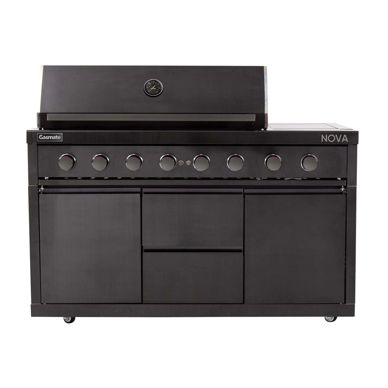 Gasmate Nova MK2 6 Burner Gas BBQ With Side Burner