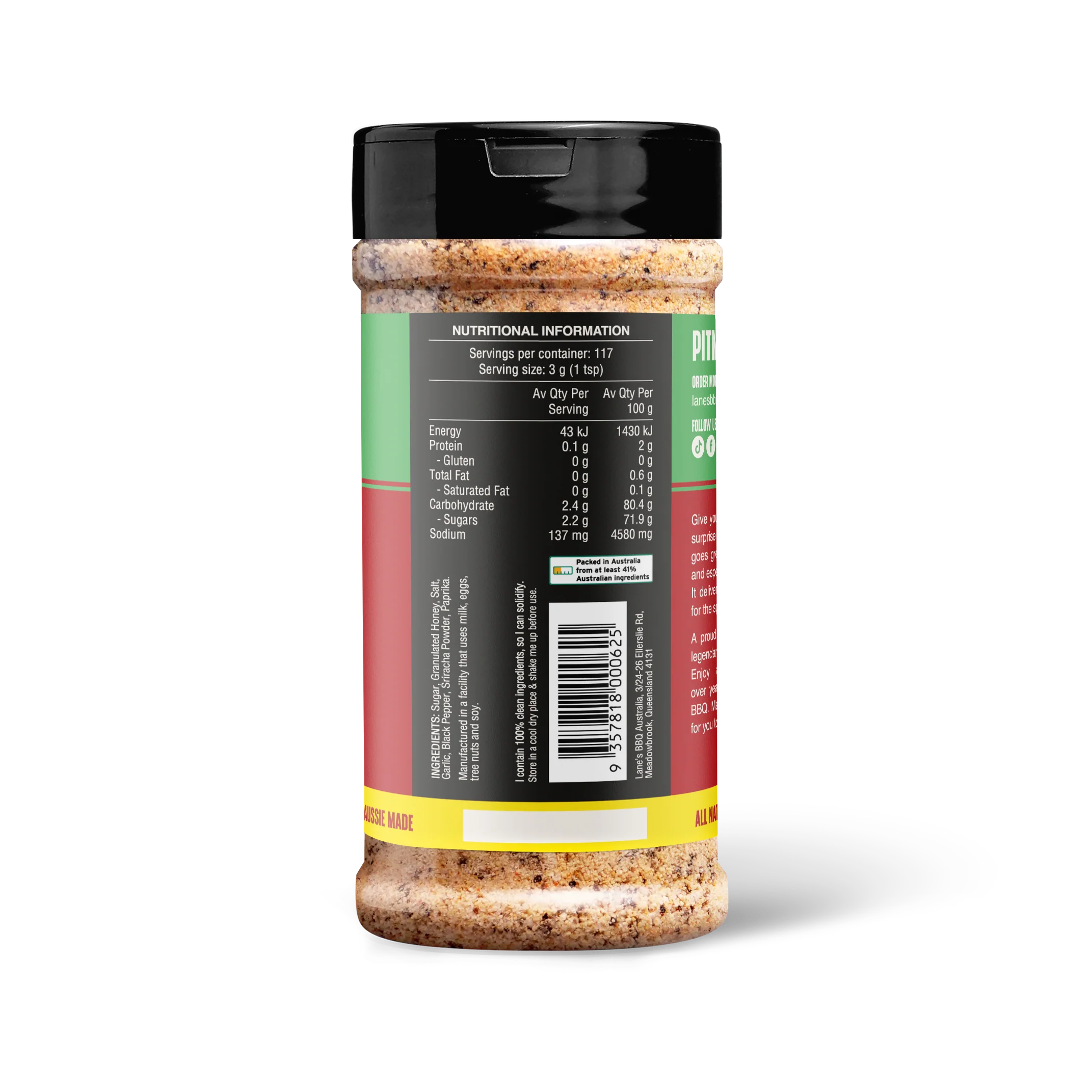 Lanes BBQ Honey Sriracha Rub