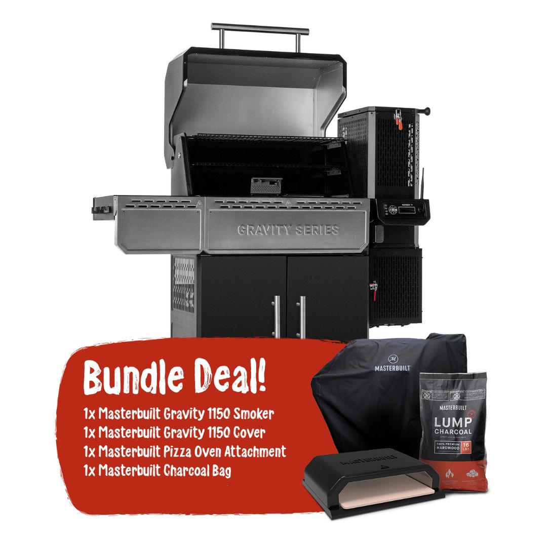 Masterbuilt Gravity Series 1150 Digital Charcoal BBQ + Smoker - Bundle
