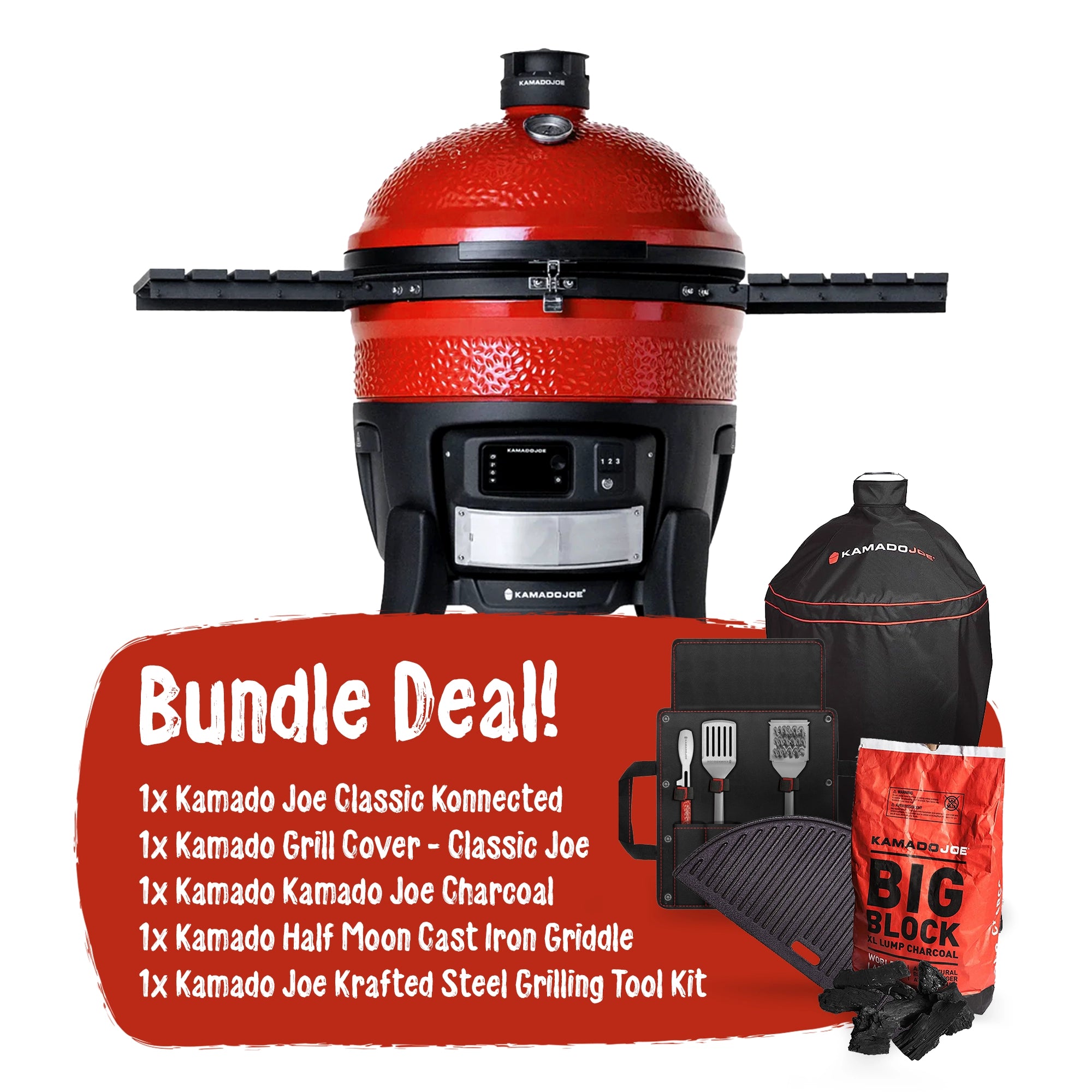 Kamado Joe Classic Konnected Essentials Bundle