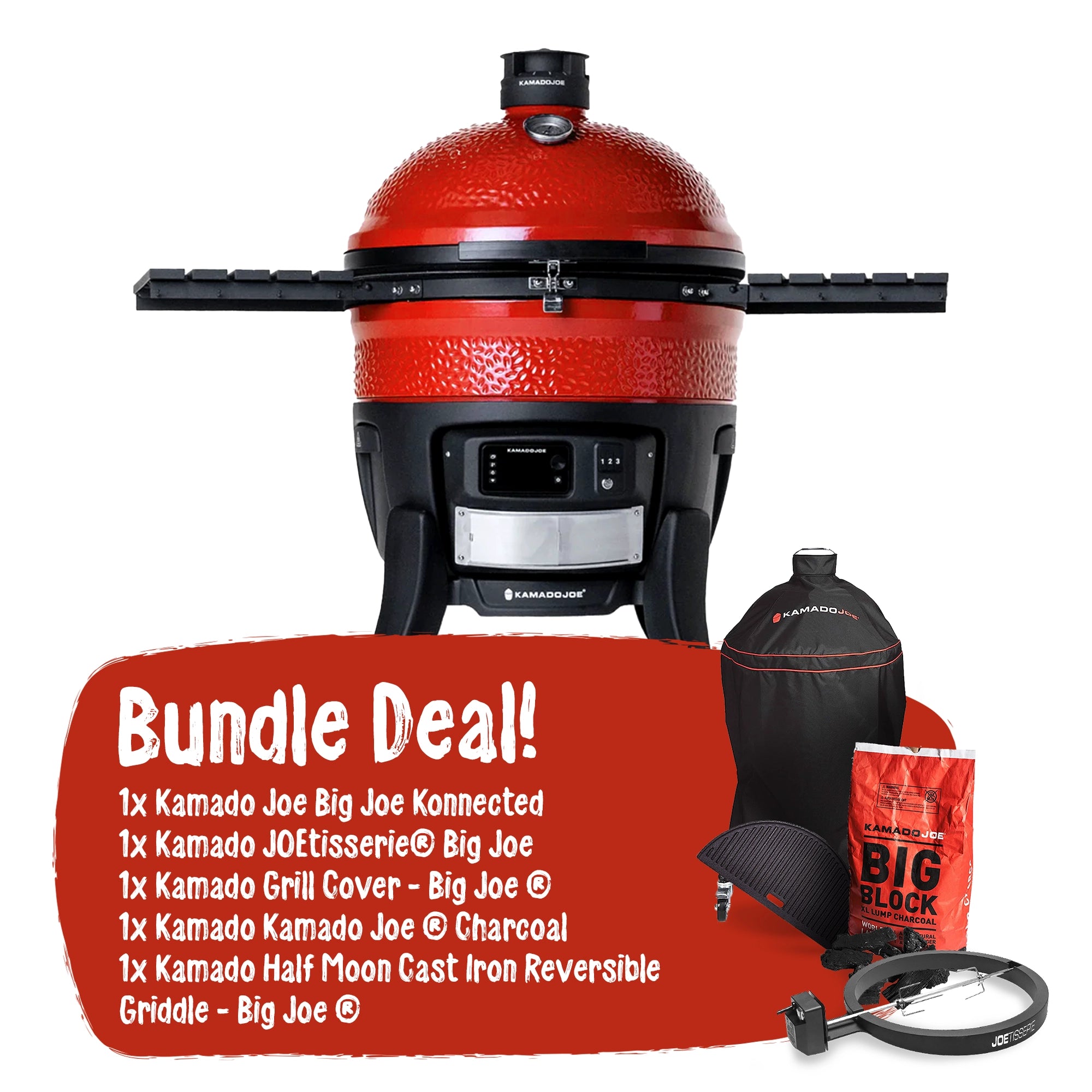 Kamado Joe Big Joe Konnected Bundle Deal