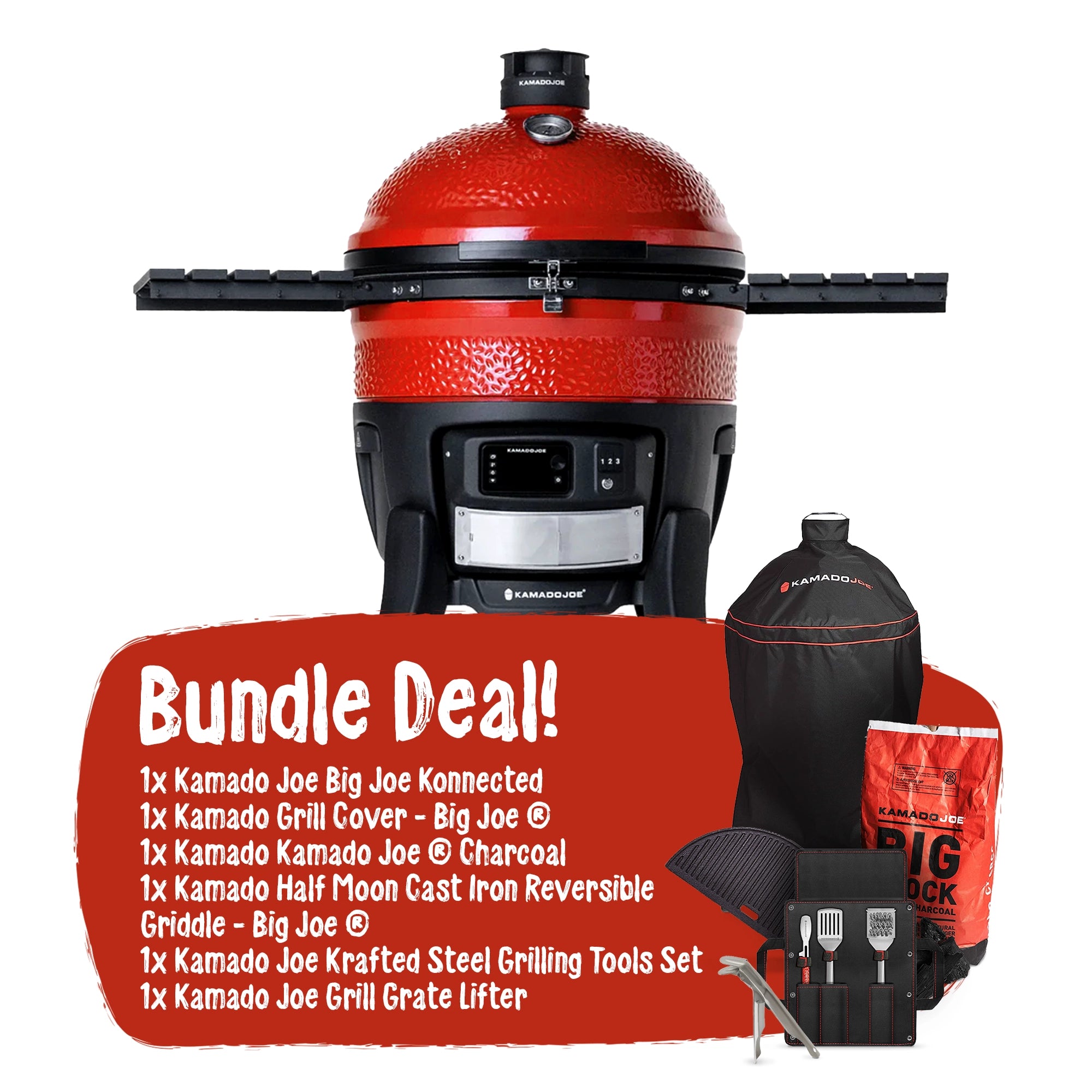 Kamado Joe Big Joe Konnected Bundle Deal