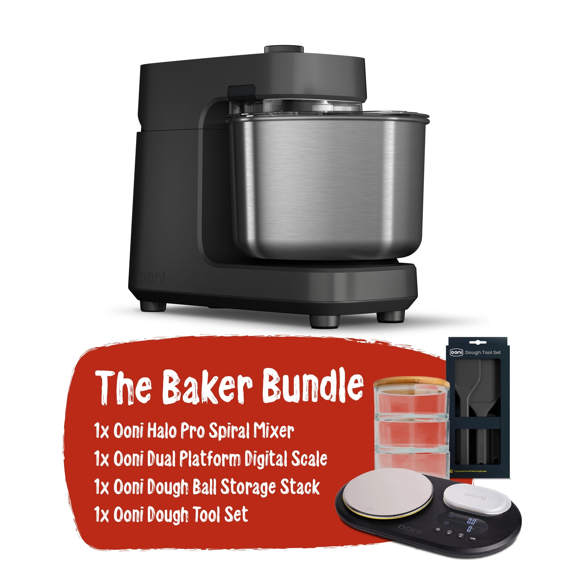Ooni Halo Pro Baker's Bundle - Charcoal Grey