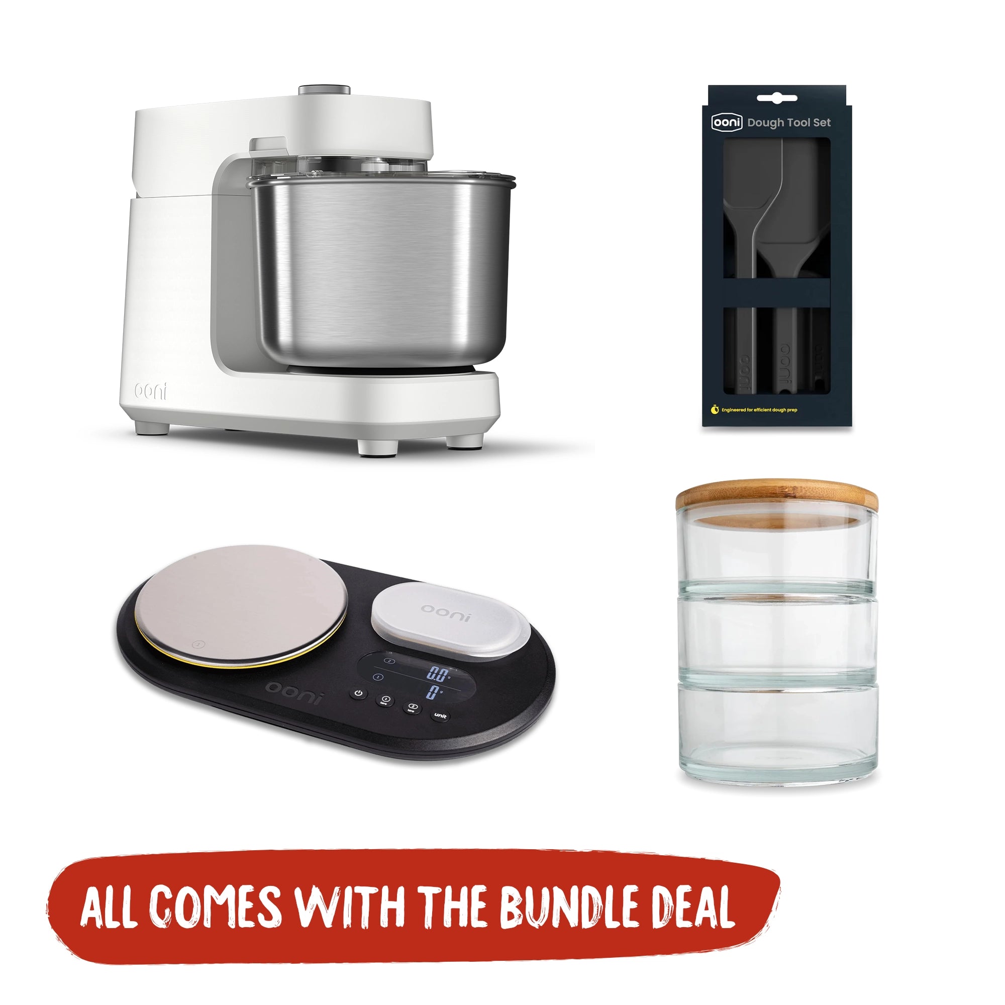 Ooni Halo Pro Baker's Bundle - Polar White