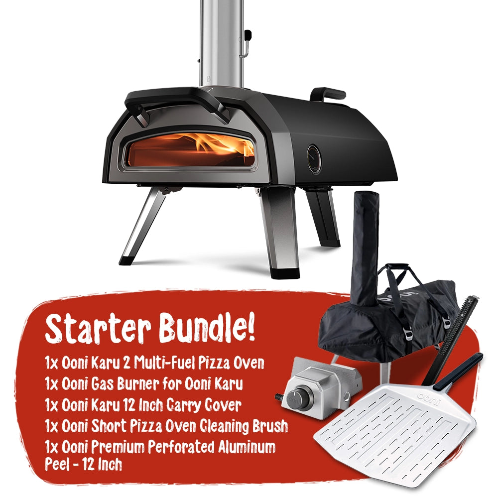 Ooni Karu 2 Multi-Fuel Pizza Oven Starter Bundle