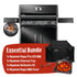 Napoleon Rogue Pro 625 Black 5 Burner BBQ Essential Bundle