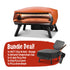 WITT Etna Rotante Orange 16 Inch Gas Pizza Oven Essentials Bundle