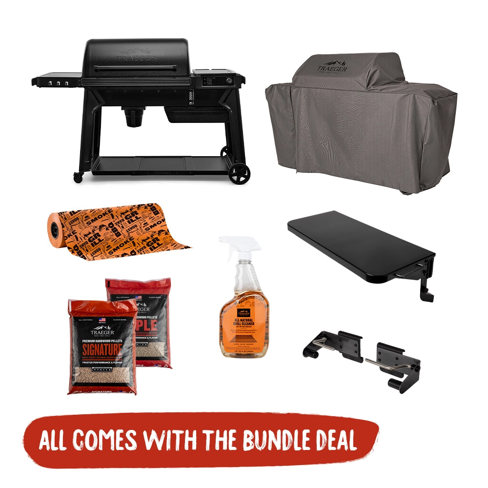 Traeger Woodridge Pro Pellet Grill & Smoker Starter Bundle