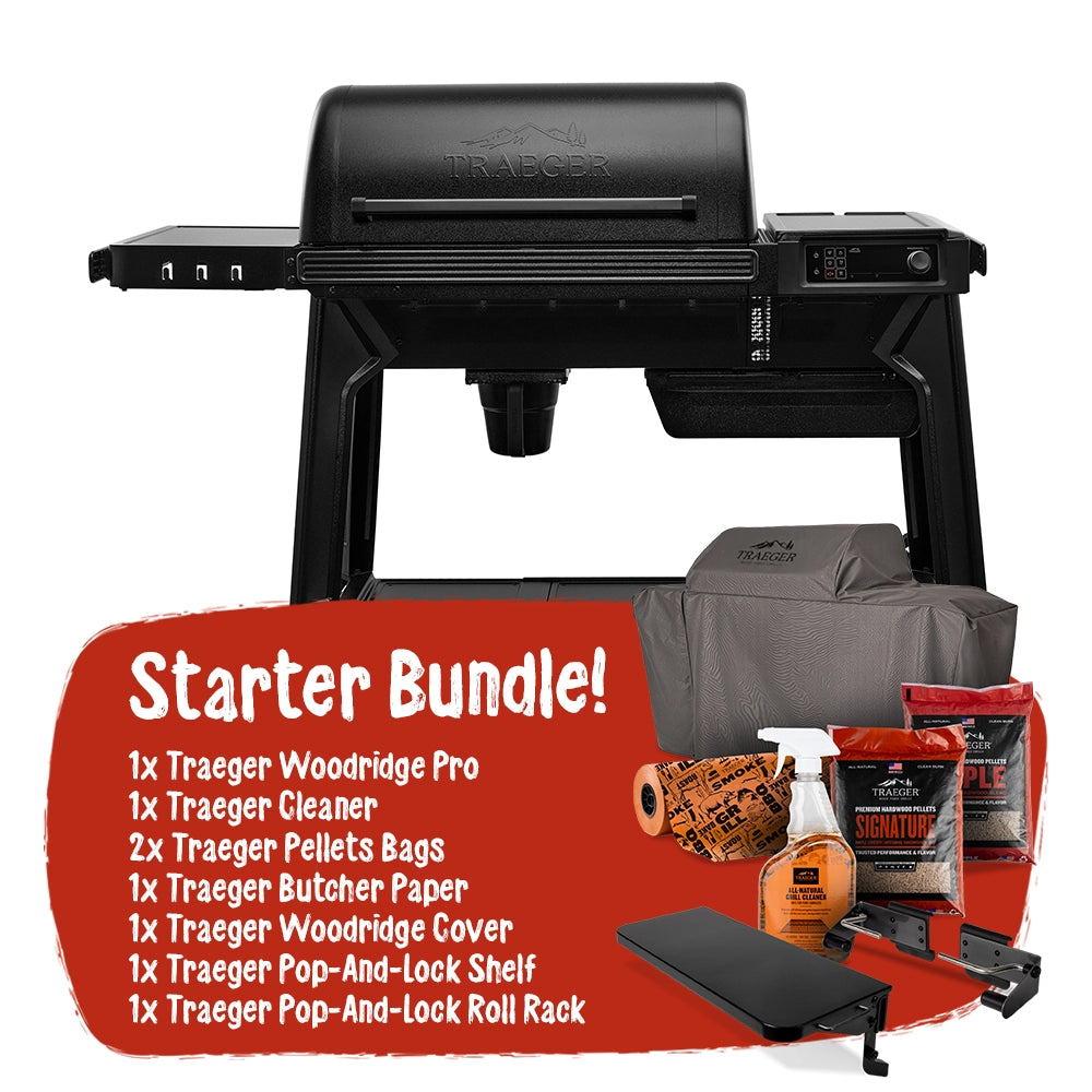 Traeger Woodridge Pro Pellet Grill & Smoker Starter Bundle