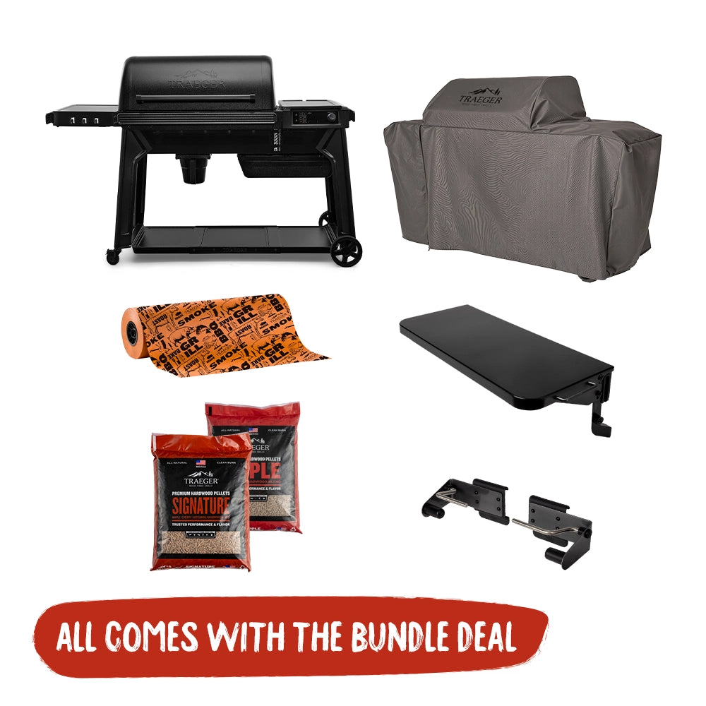 Traeger Woodridge Pro Pellet Grill & Smoker Starter Bundle