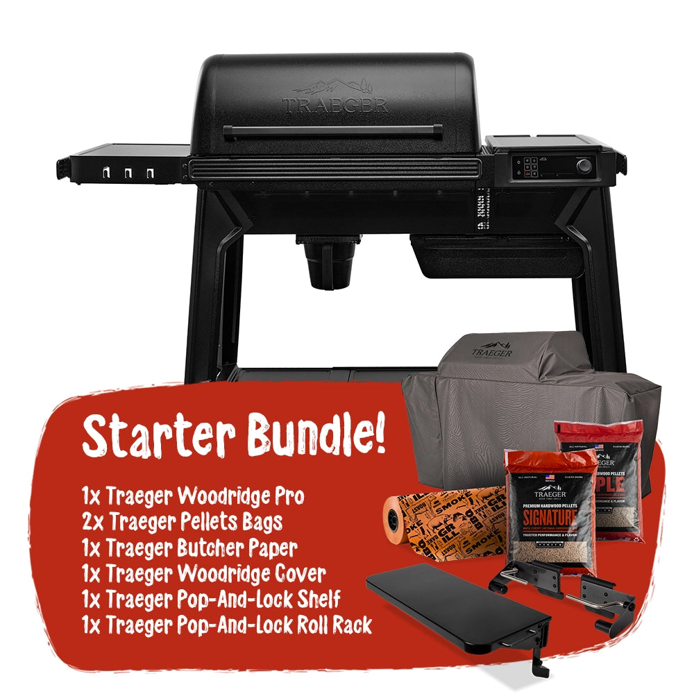 Traeger Woodridge Pro Pellet Grill & Smoker Starter Bundle