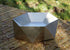 Alfred Riess Šešiakampis Stainless Steel Fire Pit