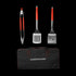 Kamado Joe Krafted Steel Grilling Tools Accessories Kit (4 Piece Set)