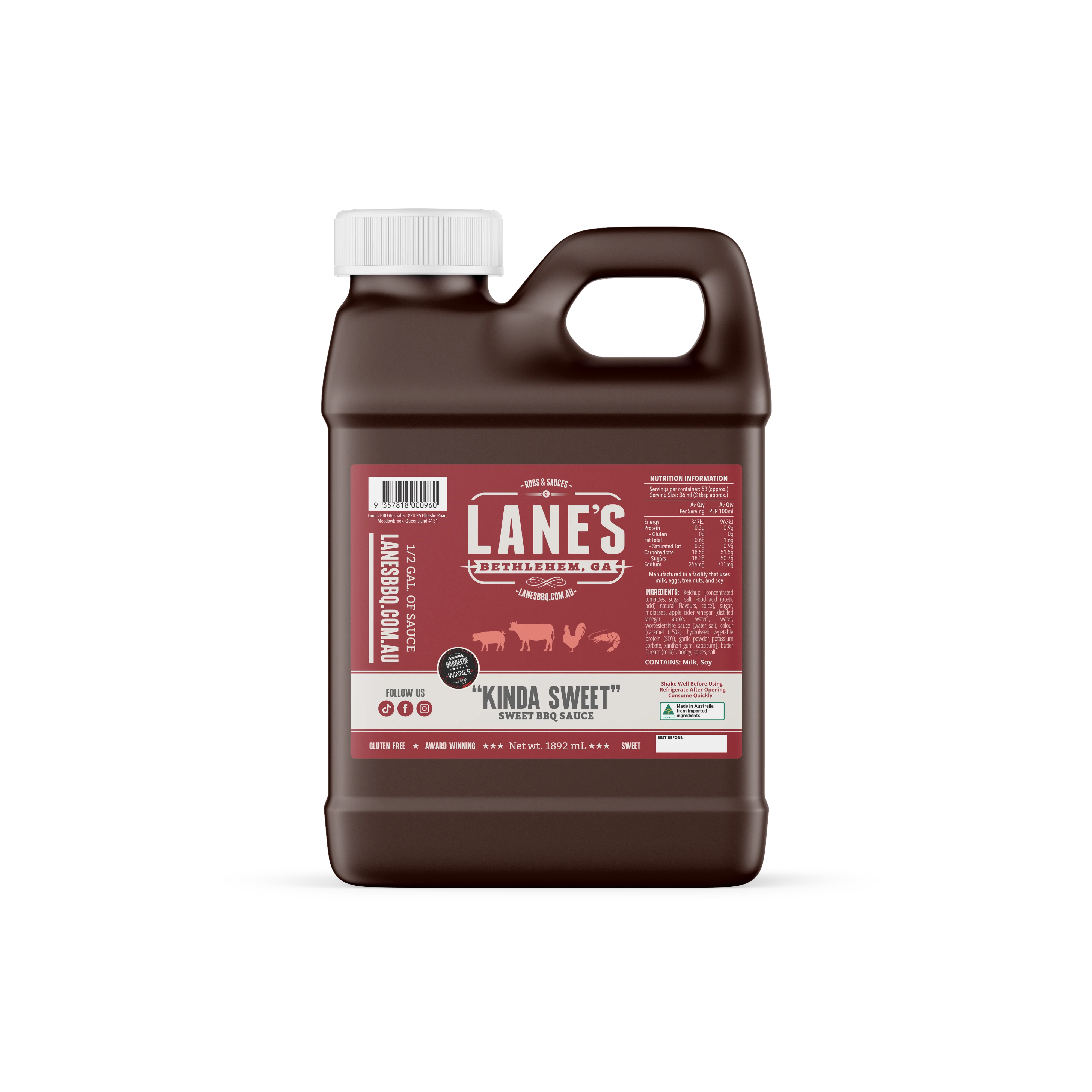 Lanes BBQ Kinda Sweet Sauce