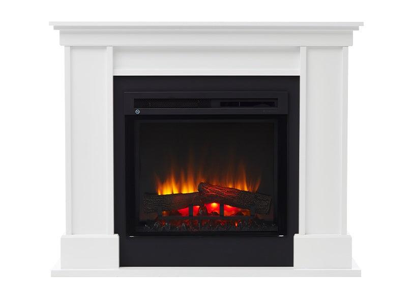 Dimplex 1.5kW Liberty Mantle with LED Firebox in White Finish - Joe's BBQs