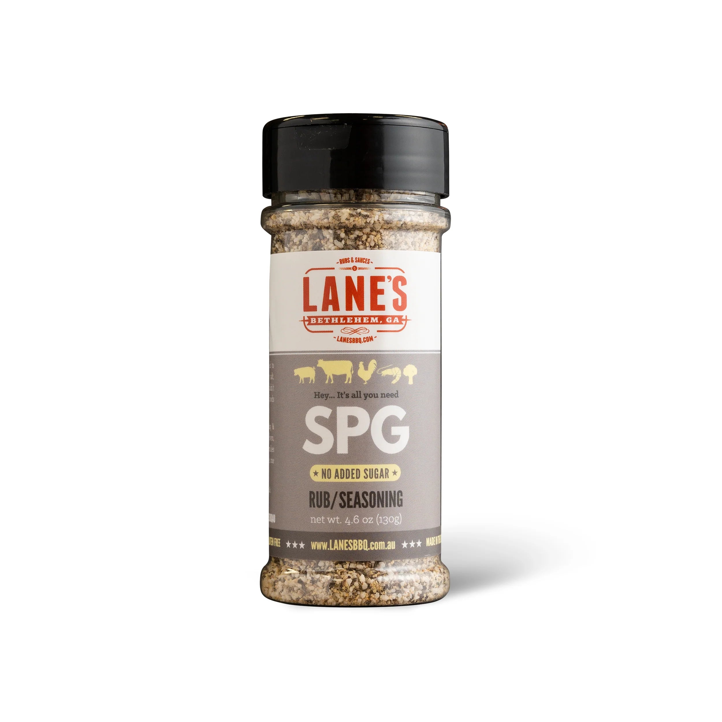 Lane's BBQ SPG (Salt, Pepper, Garlic) 130g