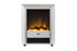 Dimplex Lee Silver 2kW Portable Electric Fire with Optiflame log effect