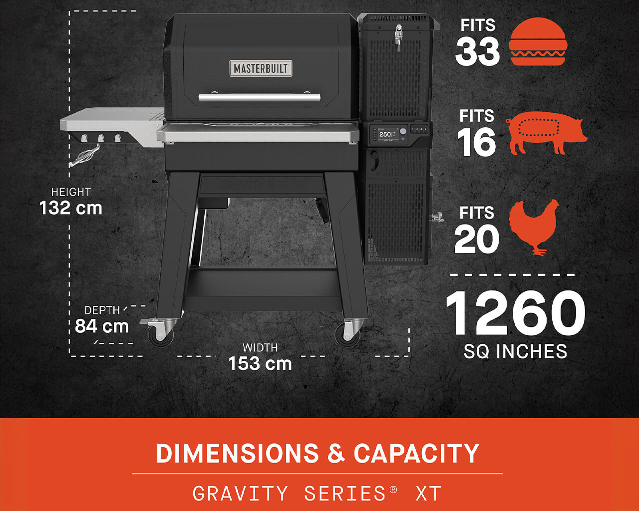 Masterbuilt Gravity Series XT Digital Charcoal Grill + Smoker