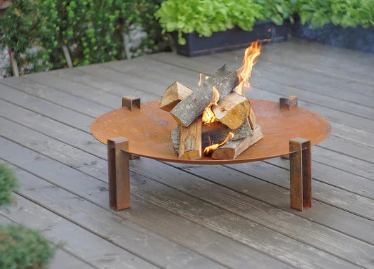 Alfred Riess Stromboli Steel Fire Pit - Large