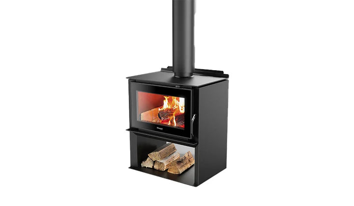 Masport Auburn 6 Freestanding Wood Fireplace with Woodstacker