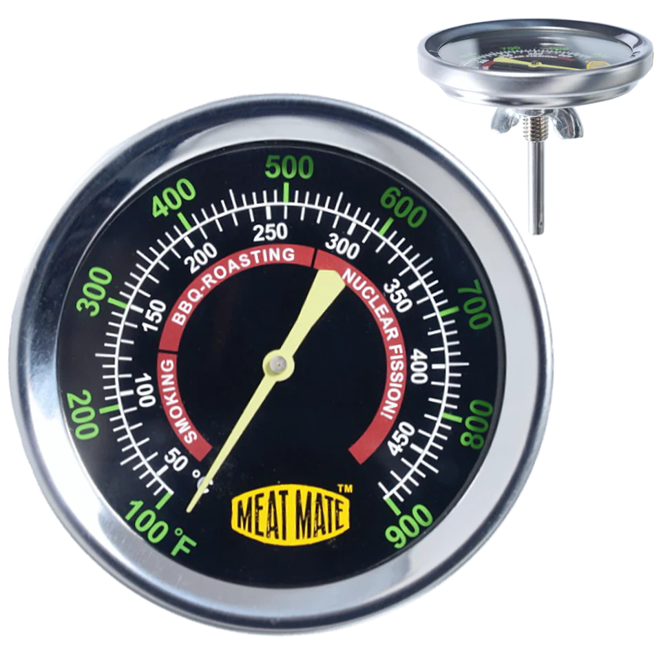 Meat Mate Grill/Smoker Gauge Thermometer