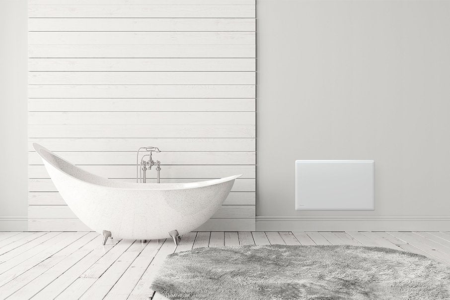 Nobo 750W Slimline Panel Heater with Thermostat and Castors