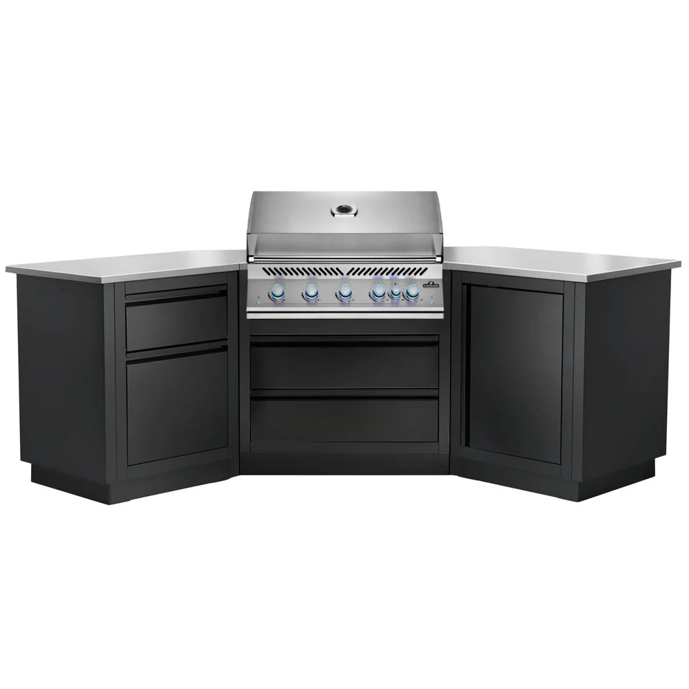 Napoleon Outdoor Kitchen 45 Degree Corner with 38" Built-in 700 Series BBQ
