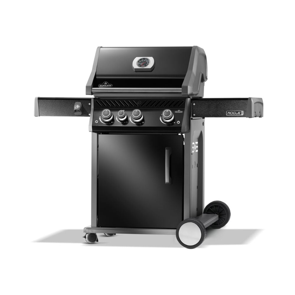 Napoleon Rogue Pro 425 Black 3 Burner BBQ with Infrared Sizzle Sideburner