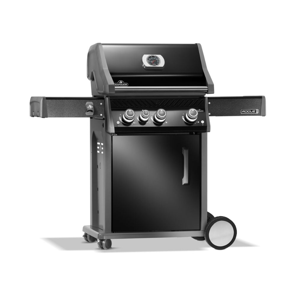 Napoleon Rogue Pro 425 Black 3 Burner BBQ with Infrared Sizzle Sideburner