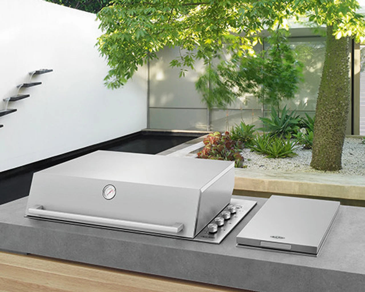 Beefeater Proline 316 Stainless Steel 6 Burner BBQ with Hood and Side Burner - Bundle Deal