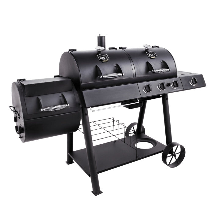 Oklahoma Joes Longhorn Combo Gas/Coal Offset Smoker