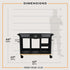 Oklahoma Joes 40 Inch Dlx Prep & Storage Cart