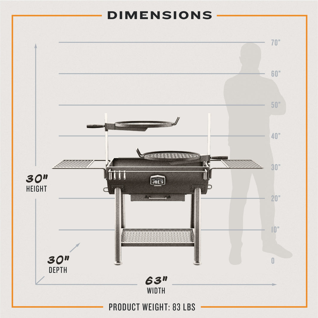 Oklahoma Joes Firecraft Barrel Stacker Grill – Joe's BBQs