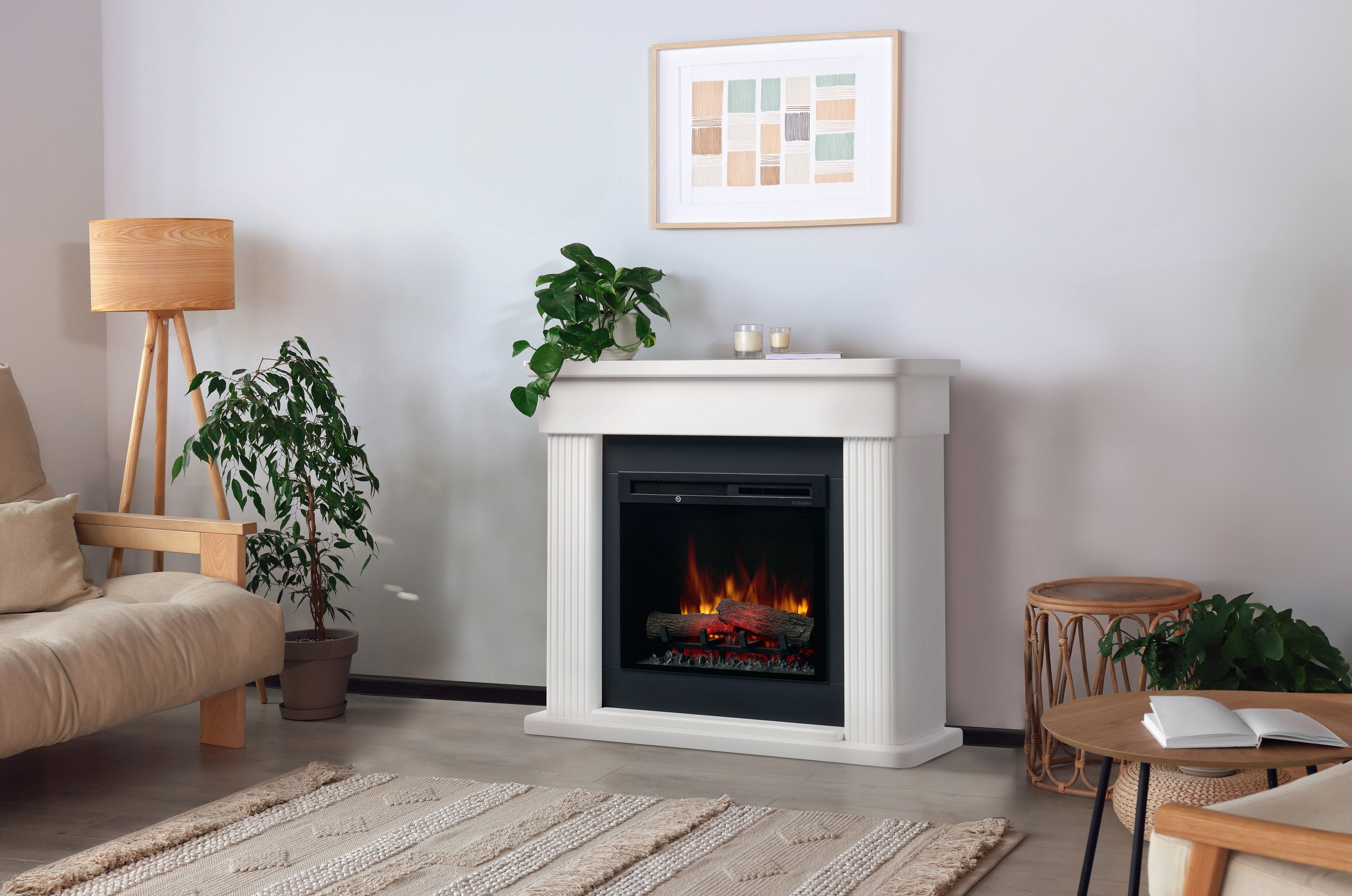 Dimplex Portland 1.5kW Medium Electric Fireplace Suite