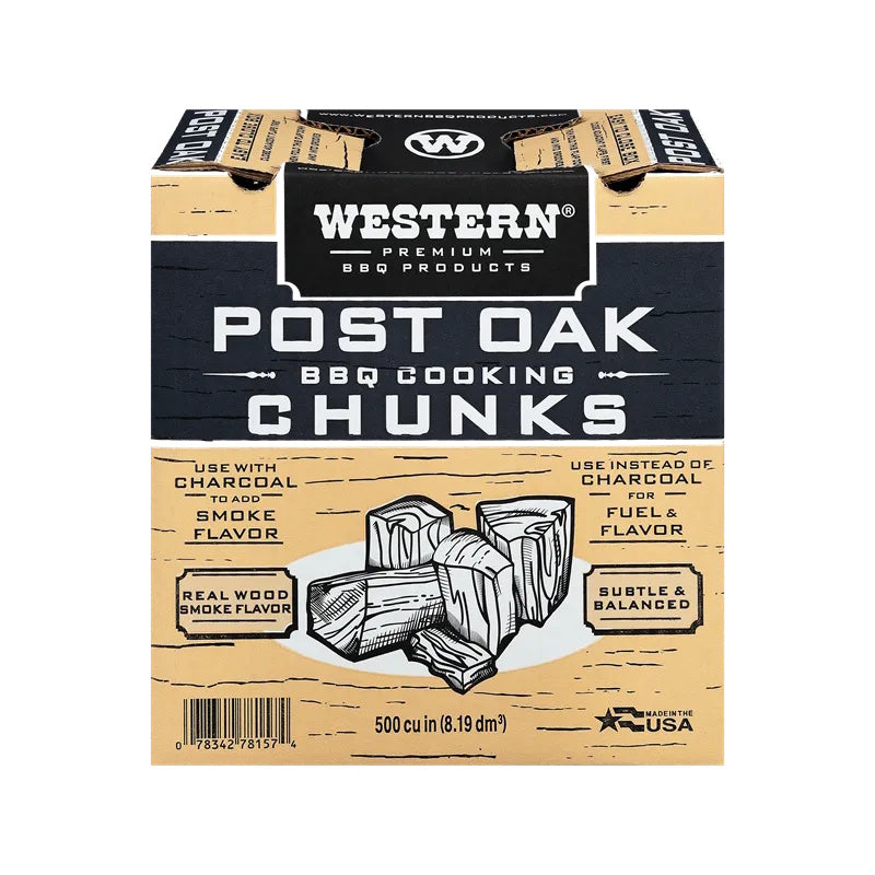 Western BBQ Post Oak Wood Chunks