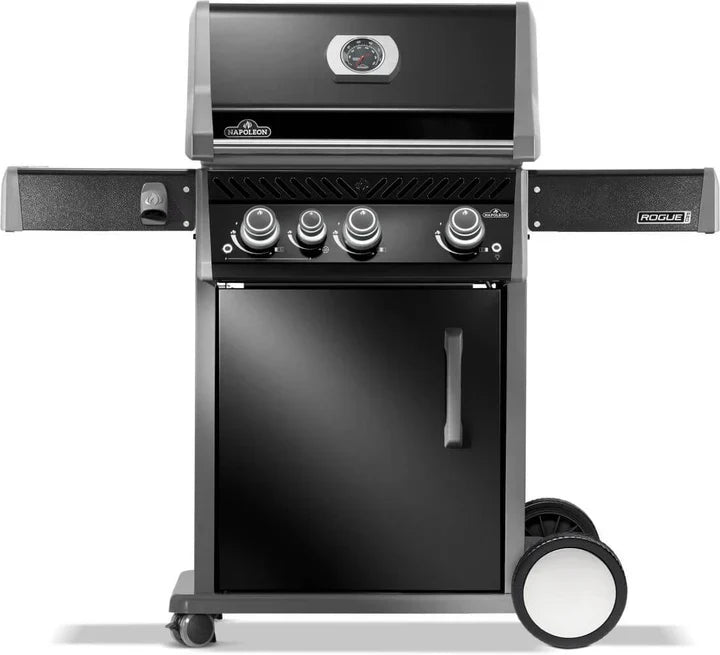 Napoleon Rogue Pro 425 Black BBQ with Range Side Burner
