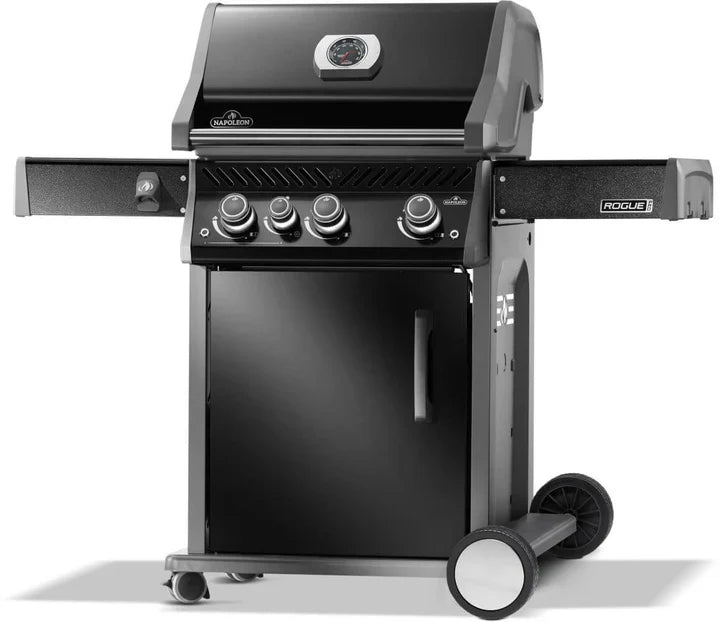 Napoleon Rogue Pro 425 Black BBQ with Range Side Burner
