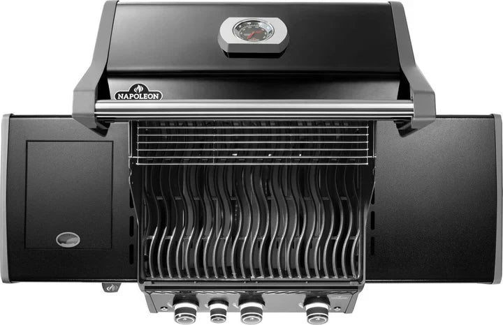 Napoleon Rogue Pro 425 Black BBQ with Range Side Burner