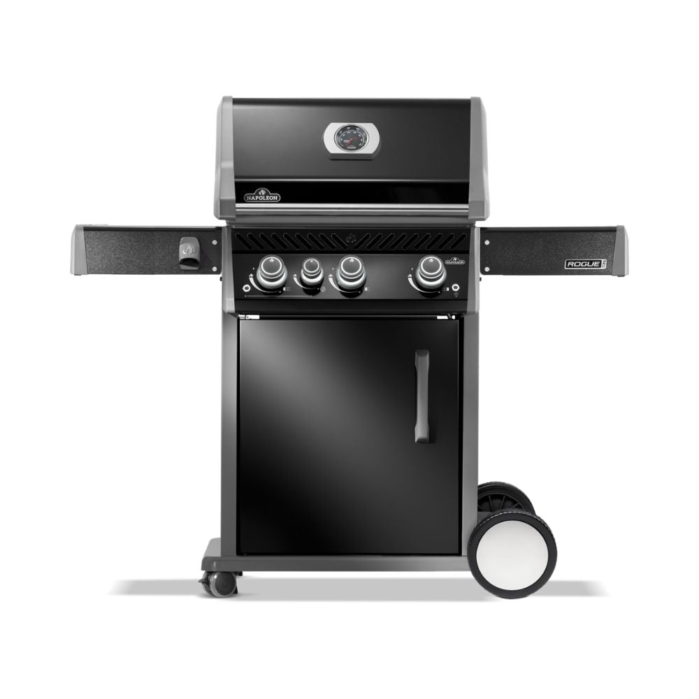 Napoleon Rogue Pro 425 Black 3 Burner BBQ with Infrared Sizzle Sideburner