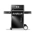 Napoleon Rogue Pro 425 Black 3 Burner BBQ with Infrared Sizzle Sideburner