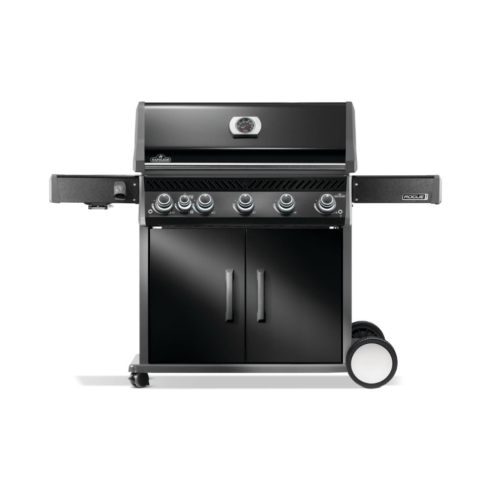 Napoleon Rogue Pro 625 Black 5 Burner BBQ with Infrared Sizzle Sideburner