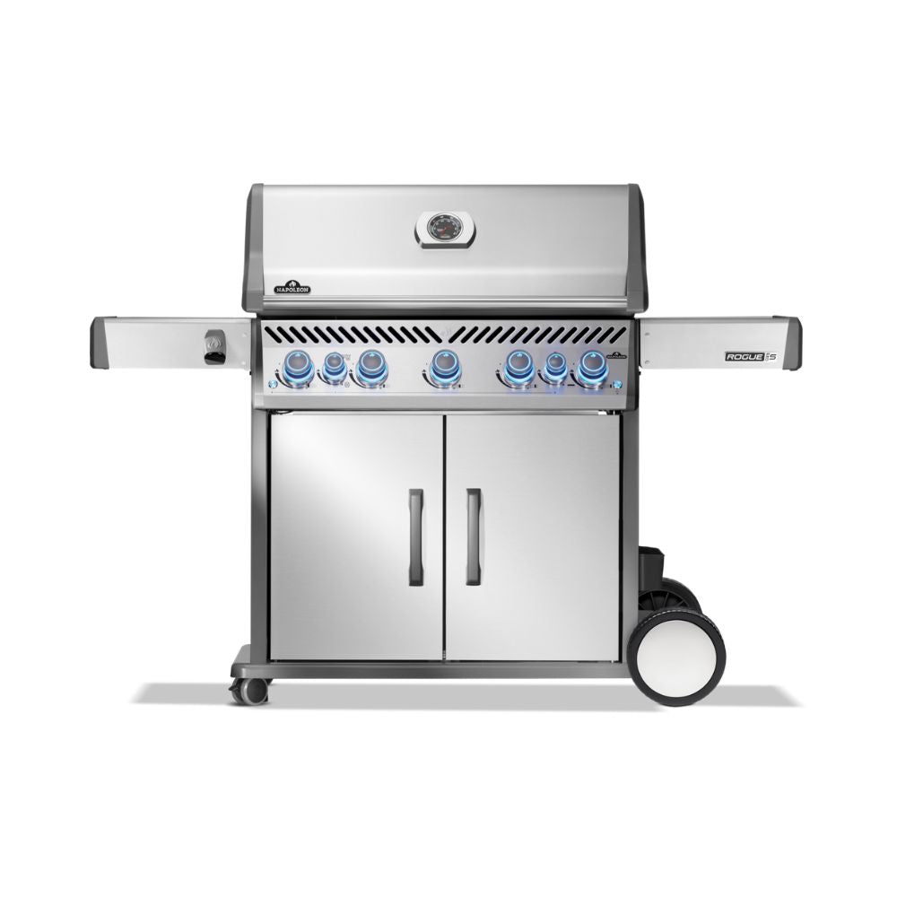 Napoleon Rogue Pro-S 625 SS 5 Burner BBQ with Infrared Sizzle Sideburner