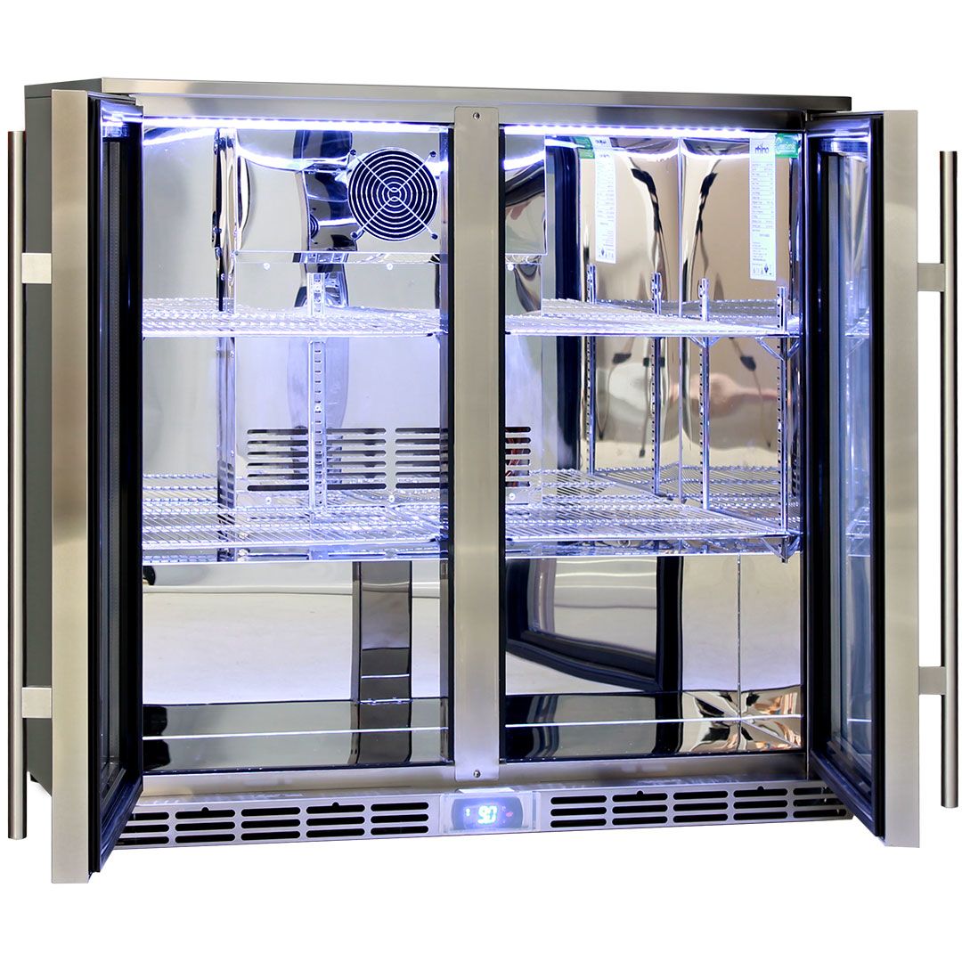 Rhino 2 Door Outdoor Beverage Centre- Stainless Steel GSP2H-SS