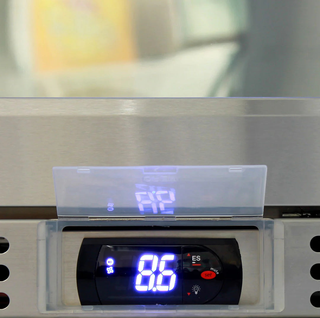Rhino Energy Efficient Alfresco Glass Door 129L Bar Fridge