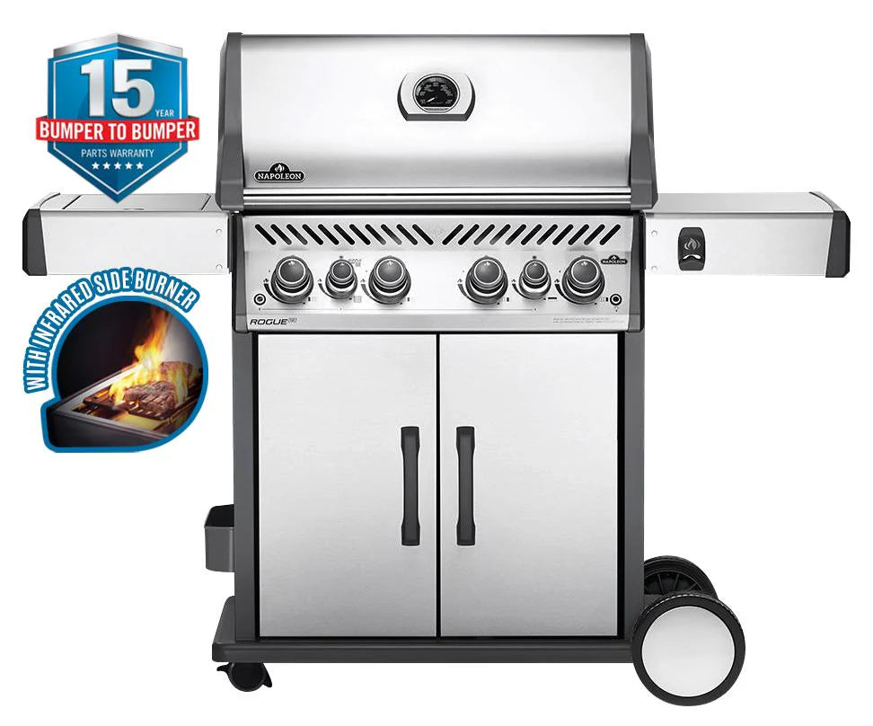 Clearance Sale - Napoleon Rogue SE 525 RSIB 4 Burner BBQ with Infrared Side and Rear Burners